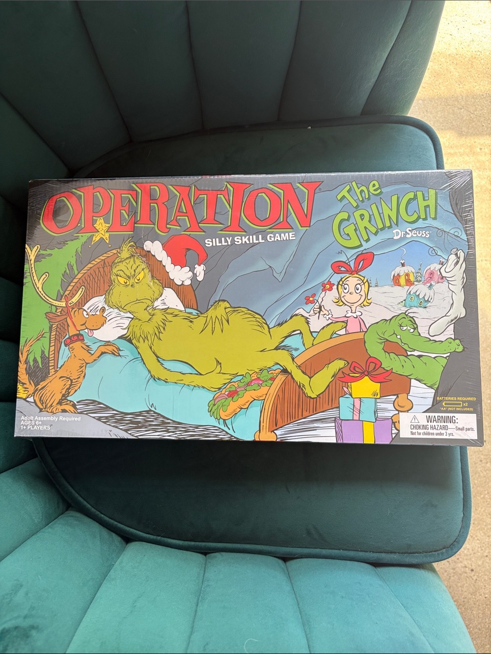 Dr. Seuss The Grinch Operation Game NEW